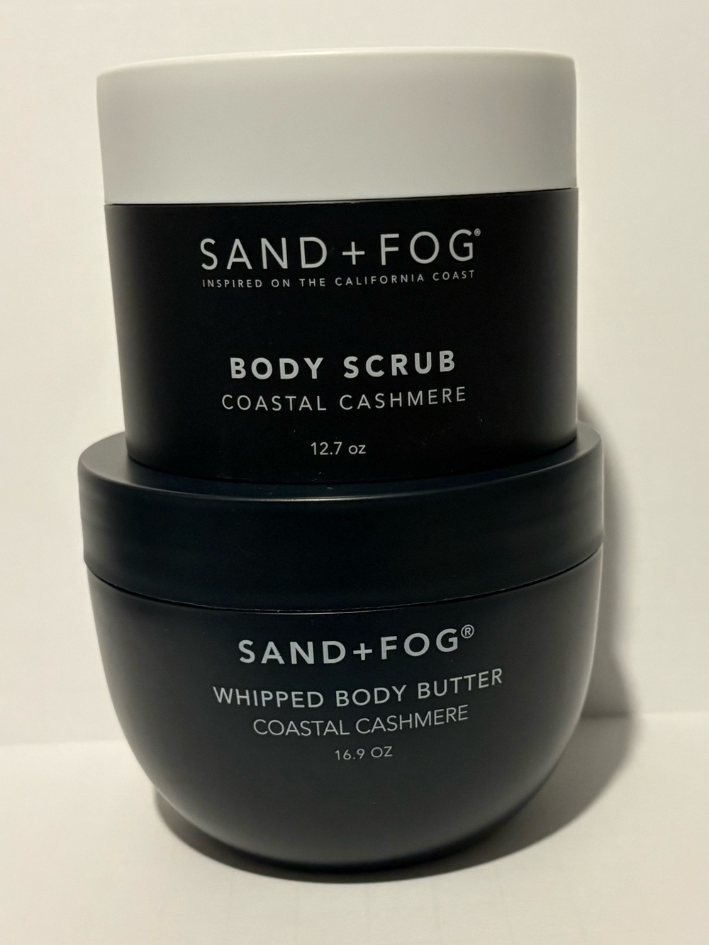 Sand + Fog Coastal Cashmere Body Scrub & Whipped Body Butter Set NEW